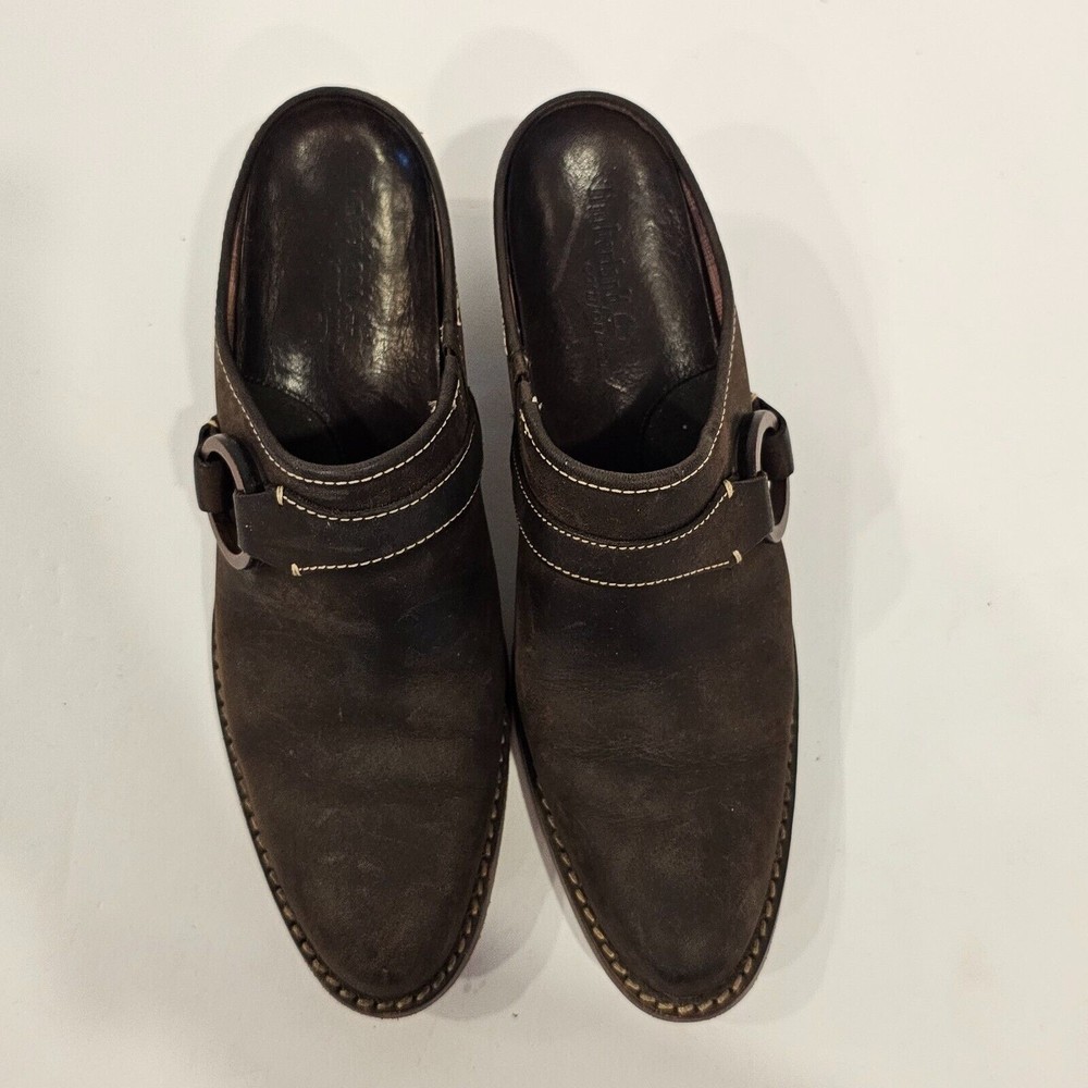 Timberland Smart Women’s Size  7 M Loafers Mules Brown Comfort System Leather